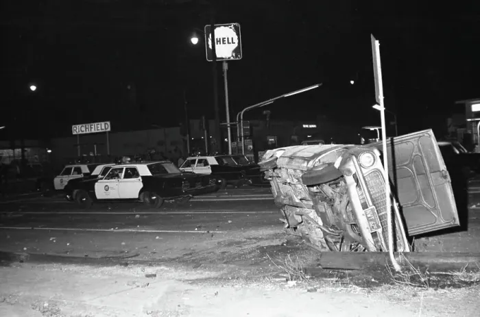 Framed Print : Destruction of the Watts Riot Framed Print : Destruction of the Watts Riot