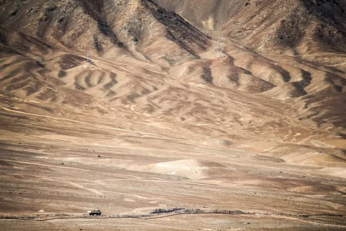 Framed Print : Details mountain in leh ladakh