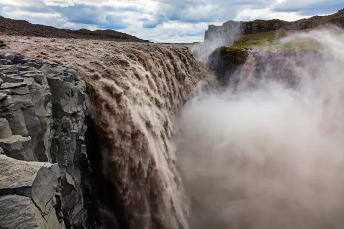 Framed Print : Detifoss Power