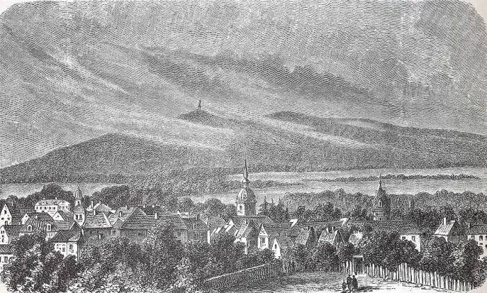 Framed Print : Detmold and the Senne with a view of the Arminius Monument, Hermann Monument, 1880, North Rhine-Westphalia, Germany, Historic, digitally restored reproduction of a 19th century original, exact original date not known Framed Print : Detmold and the Senne with a view of the Arminius Monument, Hermann Monument, 1880, North Rhine-Westphalia, Germany, Historic, digitally restored reproduction of a 19th century original, exact original date not known