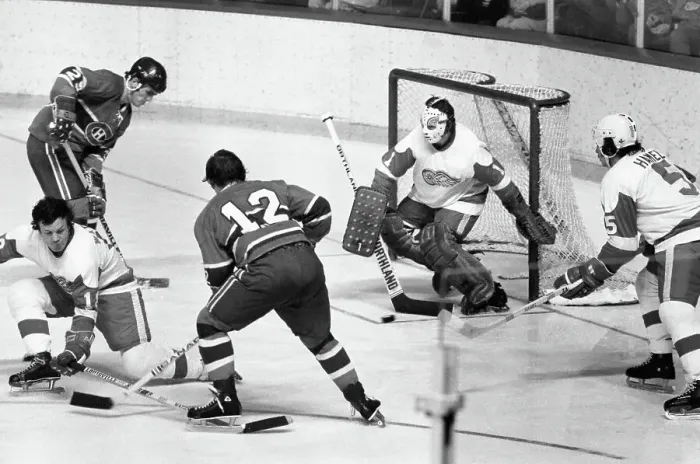 Framed Print : Detroit Red Wings Goalie Jim Rutherford Framed Print : Detroit Red Wings Goalie Jim Rutherford