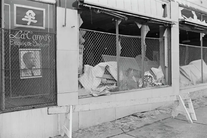 Framed Print : After The Detroit Riot Framed Print : After The Detroit Riot