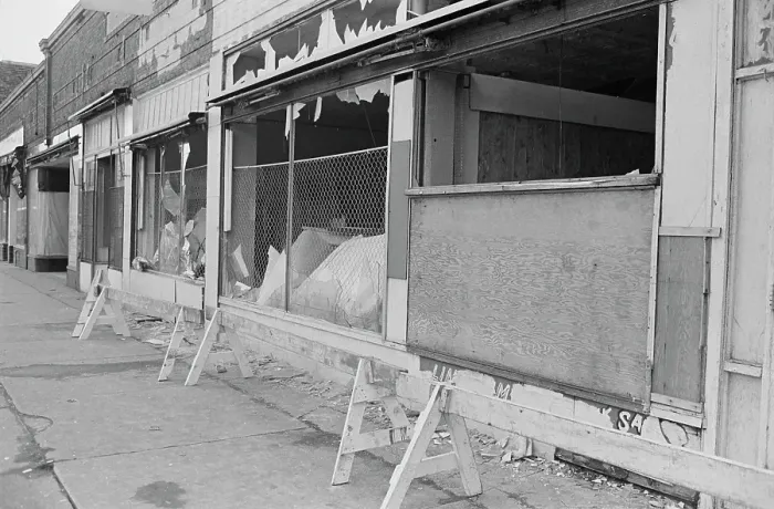 Framed Print : After The Detroit Riot Framed Print : After The Detroit Riot