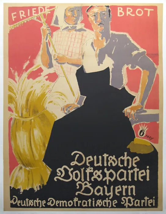 Framed Print : Deutsche Volkspartei Framed Print : Deutsche Volkspartei