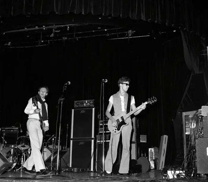 Framed Print : Devo Performing at Punk Fashion Show in LA Framed Print : Devo Performing at Punk Fashion Show in LA
