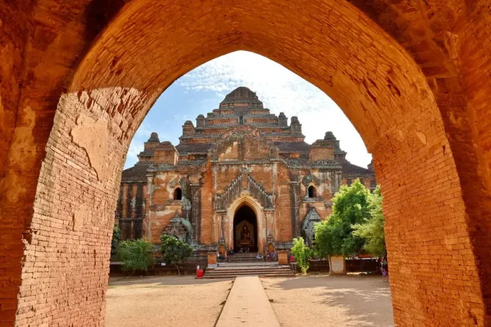 Framed Print : Dhamma Yan Gyi entrance Temple, Bagan, unesco ruins Myanmar. Asia Framed Print : Dhamma Yan Gyi entrance Temple, Bagan, unesco ruins Myanmar. Asia