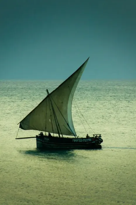 Framed Print : Dhow at Dusk Framed Print : Dhow at Dusk