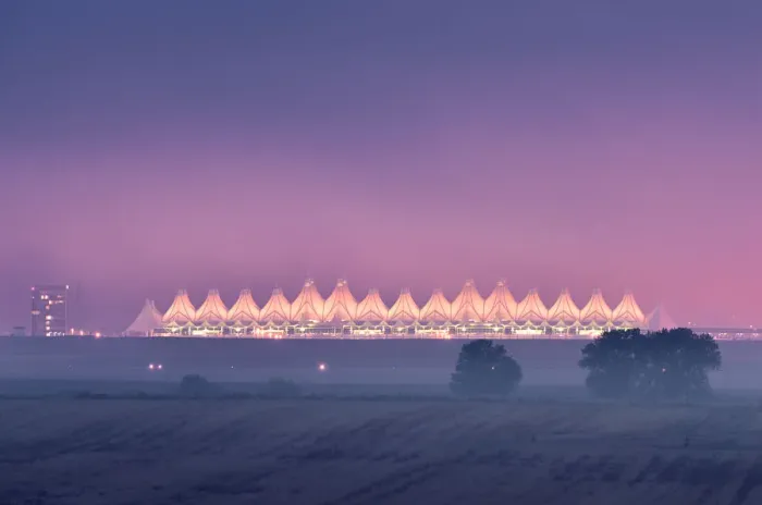 Framed Print : DIA (Denver International Airport) Dawn
