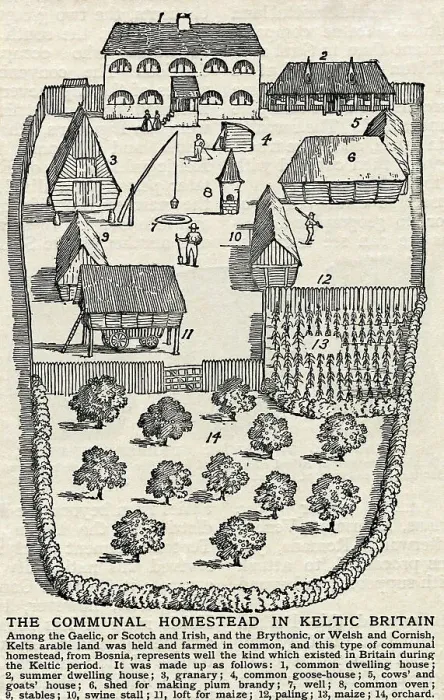 Framed Print : Diagram of Communal Homestead Framed Print : Diagram of Communal Homestead