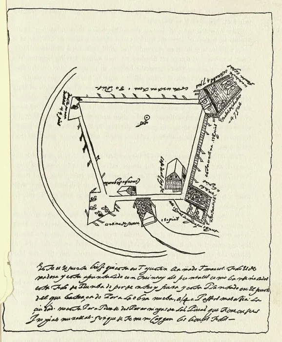 Framed Print : Diagram of the Fort at St. Augustine Framed Print : Diagram of the Fort at St. Augustine