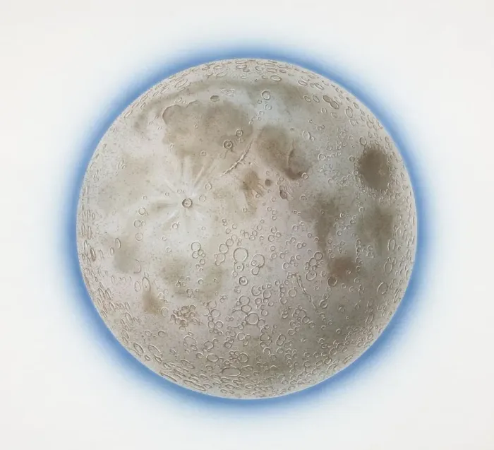 Framed Print : Diagram of the near side of the moon, front view Framed Print : Diagram of the near side of the moon, front view