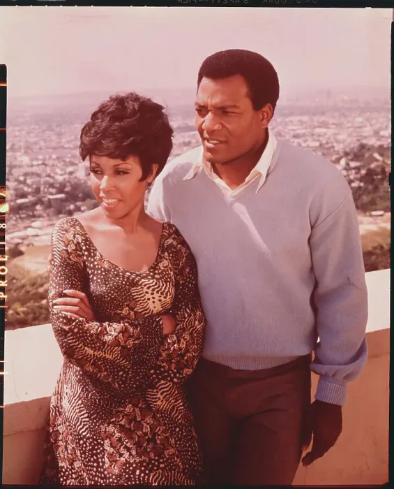 Framed Print : Diahann Carroll and Jim Brown Framed Print : Diahann Carroll and Jim Brown