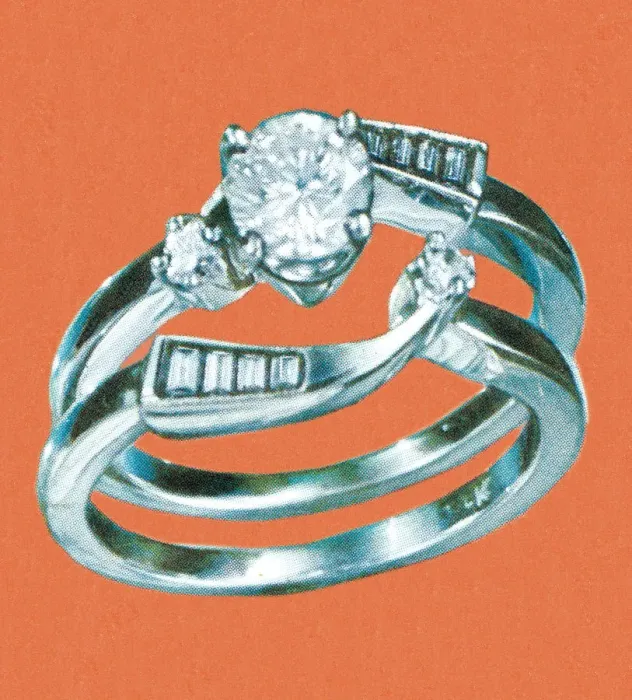 Framed Print : Diamond rings Framed Print : Diamond rings