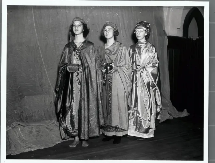 Framed Print : Diana Barrymore Performing in Christmas Pageant Framed Print : Diana Barrymore Performing in Christmas Pageant