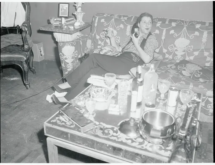 Framed Print : Diana Barrymore Talking on the Telephone Framed Print : Diana Barrymore Talking on the Telephone