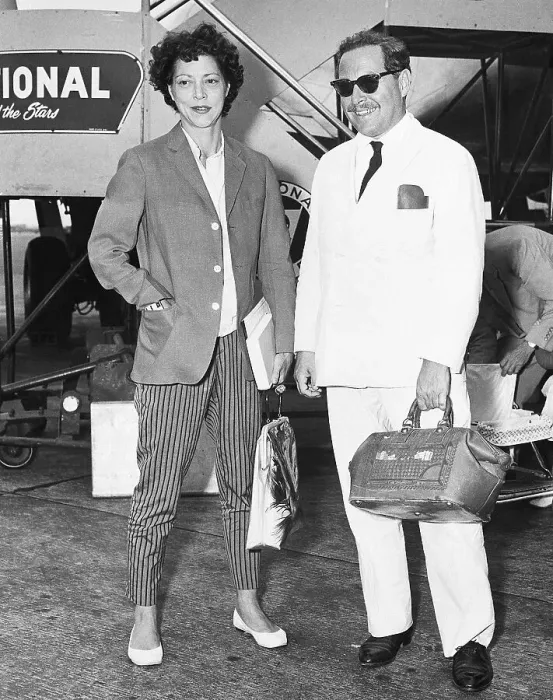 Framed Print : Diana Barrymore and Tennessee Williams at Airport Framed Print : Diana Barrymore and Tennessee Williams at Airport