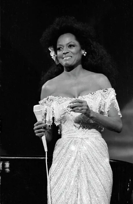 Framed Print : Diana Ross Performing