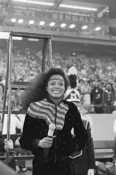 Framed Print : Diana Ross at Super Bowl Framed Print : Diana Ross at Super Bowl