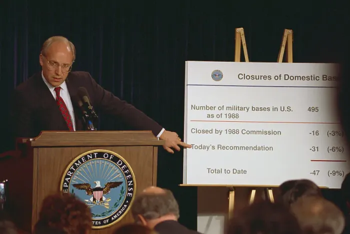 Framed Print : Dick Cheney at News Conference Framed Print : Dick Cheney at News Conference