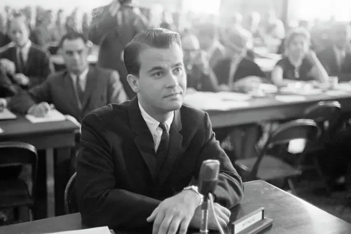 Framed Print : Dick Clark Smiles During House Hearing Framed Print : Dick Clark Smiles During House Hearing