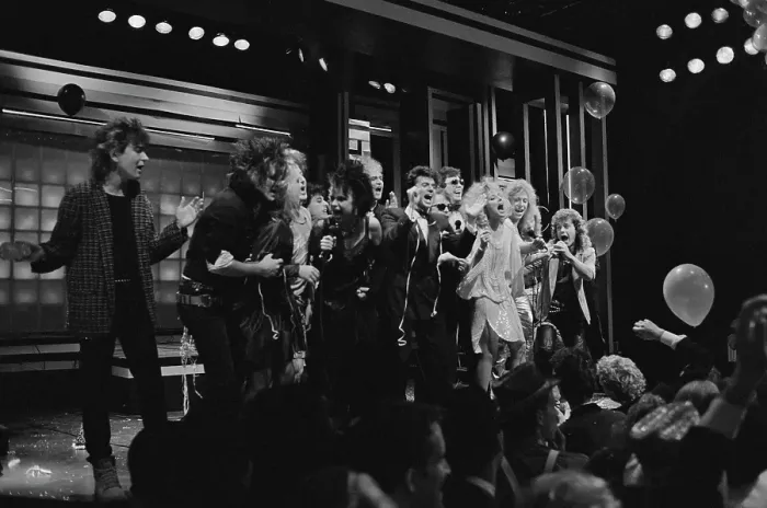 Framed Print : Dick Clark's New Year's Rockin Eve 1985 Framed Print : Dick Clark's New Year's Rockin Eve 1985