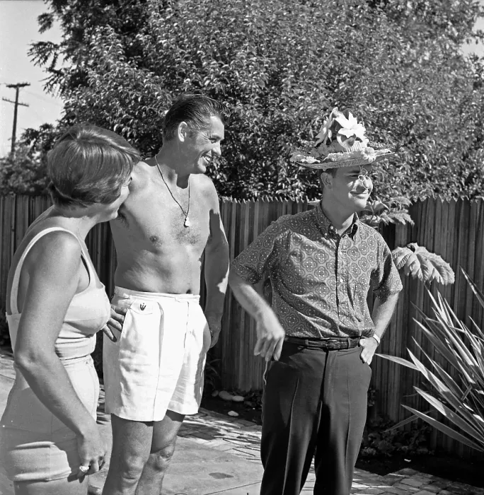 Framed Print : Dick Clark's Pool Party Framed Print : Dick Clark's Pool Party