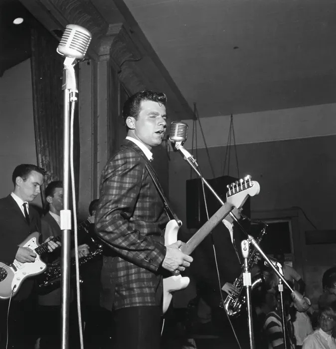 Framed Print : Dick Dale & His Del-Tones Performing Framed Print : Dick Dale & His Del-Tones Performing