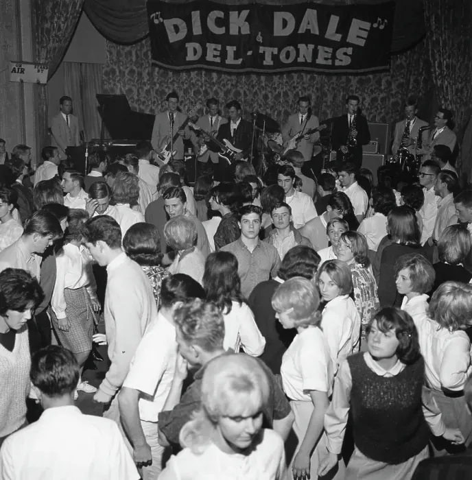 Framed Print : Dick Dale & His Del-Tones Performing Framed Print : Dick Dale & His Del-Tones Performing