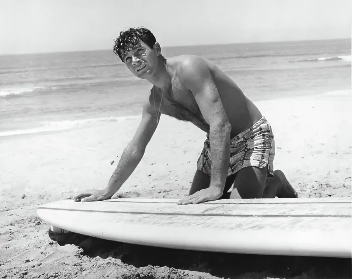 Framed Print : Dick Dale & His Surfboard Framed Print : Dick Dale & His Surfboard