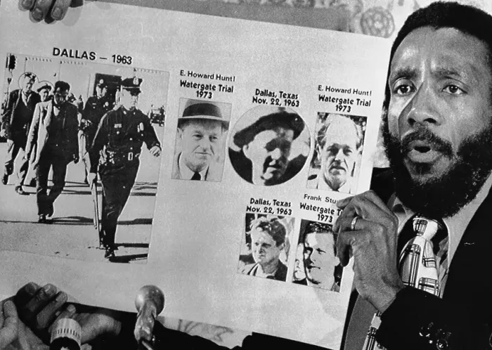 Framed Print : Dick Gregory Holding Possible Illustrations of Activities Linked to Assassinations Framed Print : Dick Gregory Holding Possible Illustrations of Activities Linked to Assassinations