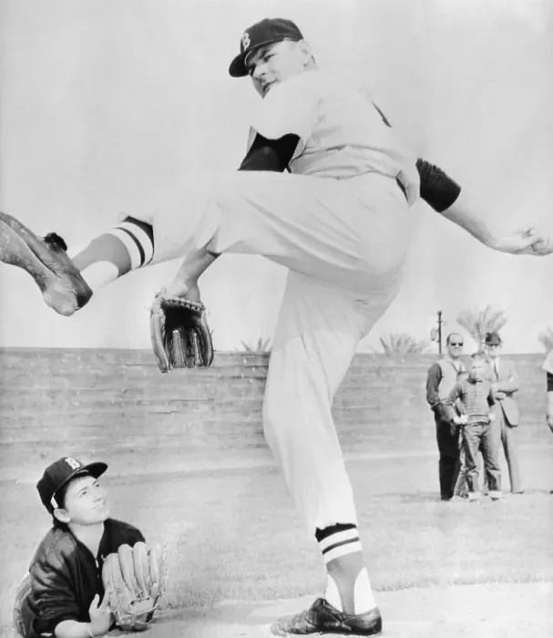 Framed Print : Dick Radatz in Pitching Action
