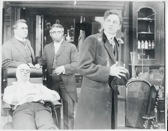 Framed Print : Dick Travers, Bryant Washburn and Thos. Connerford in Movie Still Framed Print : Dick Travers, Bryant Washburn and Thos. Connerford in Movie Still