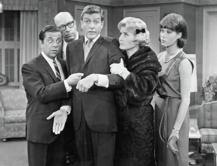 Framed Print : Dick Van Dyke and Cast Framed Print : Dick Van Dyke and Cast