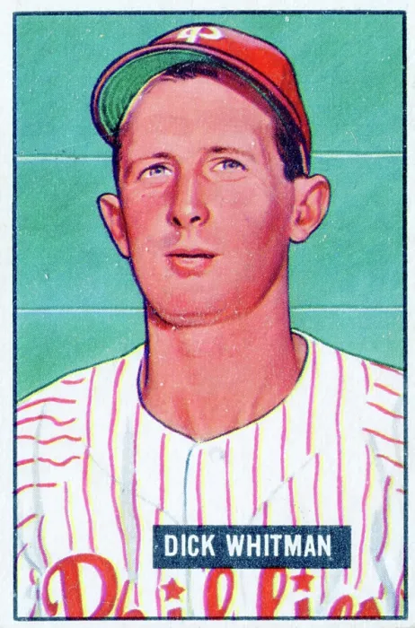 Framed Print : Dick Whitman Baseball Card Framed Print : Dick Whitman Baseball Card