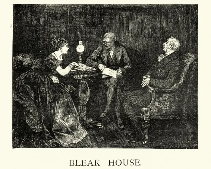 Framed Print : Dickens, Bleak House Framed Print : Dickens, Bleak House