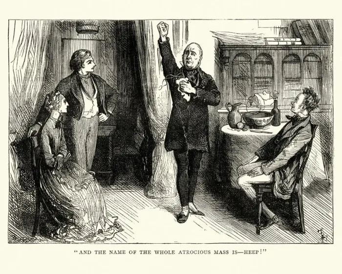 Framed Print : Dickens, David Copperfield, whole atrocious mass is - Heep