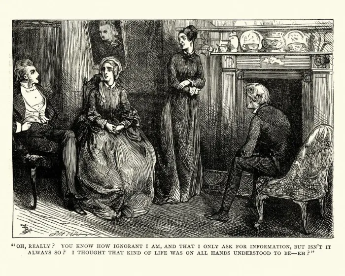Framed Print : Dickens, David Copperfield, you know how ignorant I am
