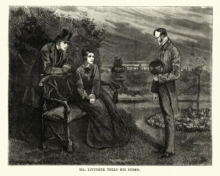 Framed Print : Dickens, David Copperfield, Mr. Lattimer tells his story Framed Print : Dickens, David Copperfield, Mr. Lattimer tells his story