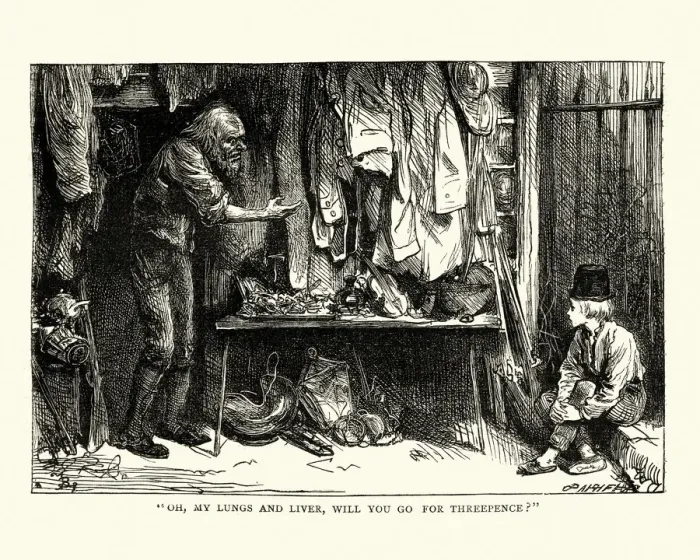 Framed Print : Dickens, David Copperfield, Oh, my lungs and liver