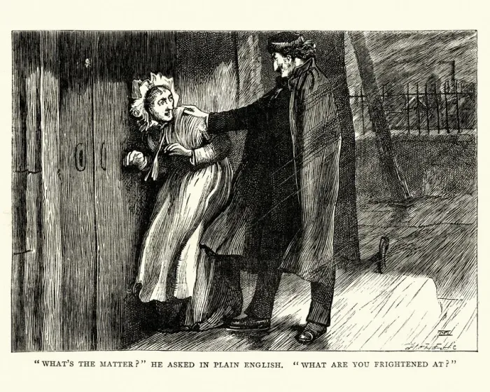 Framed Print : Dickens, Little Dorrit, What are you frightened at ?