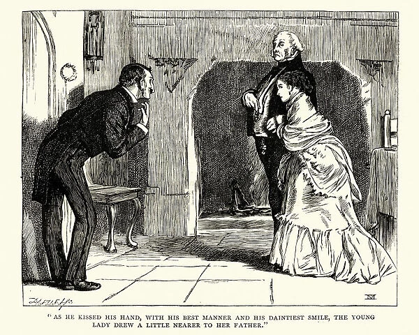Dickens, Little Dorrit, Lady drew a little nearer to her father