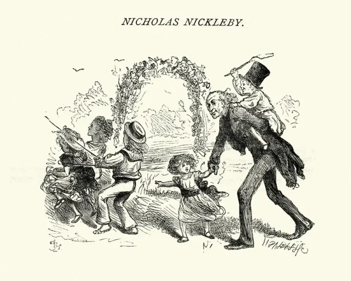 Framed Print : Dickens, Nicholas Nickleby Framed Print : Dickens, Nicholas Nickleby