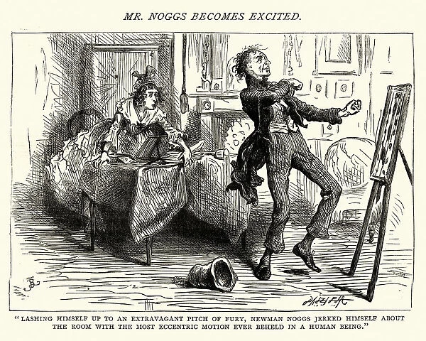 Dickens, Nicholas Nickleby, an extravagant pitch of fury