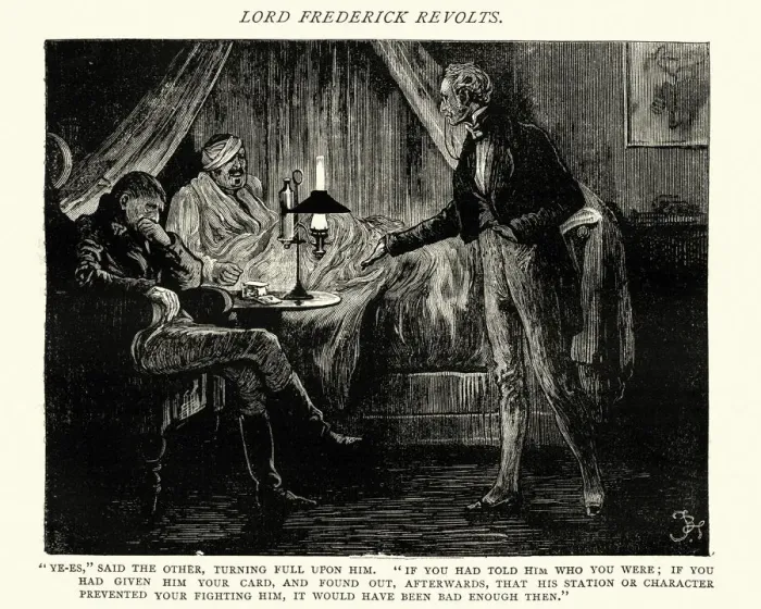 Framed Print : Dickens, Nicholas Nickleby, Ye-es, said the other Framed Print : Dickens, Nicholas Nickleby, Ye-es, said the other