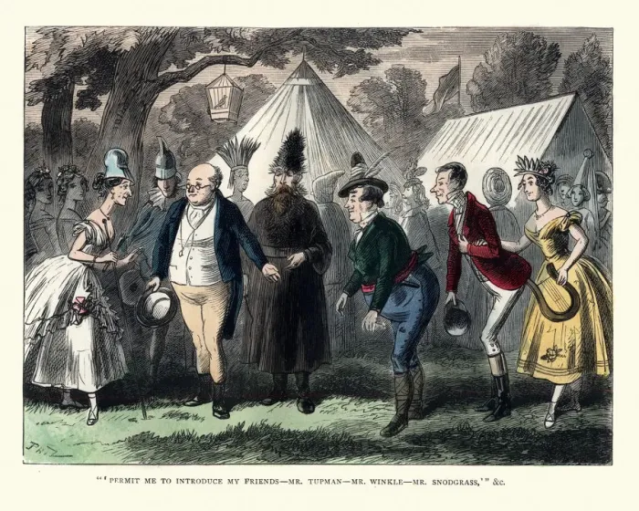 Framed Print : Dickens, Pickwick Papers, Permit me to introduce my friends Framed Print : Dickens, Pickwick Papers, Permit me to introduce my friends