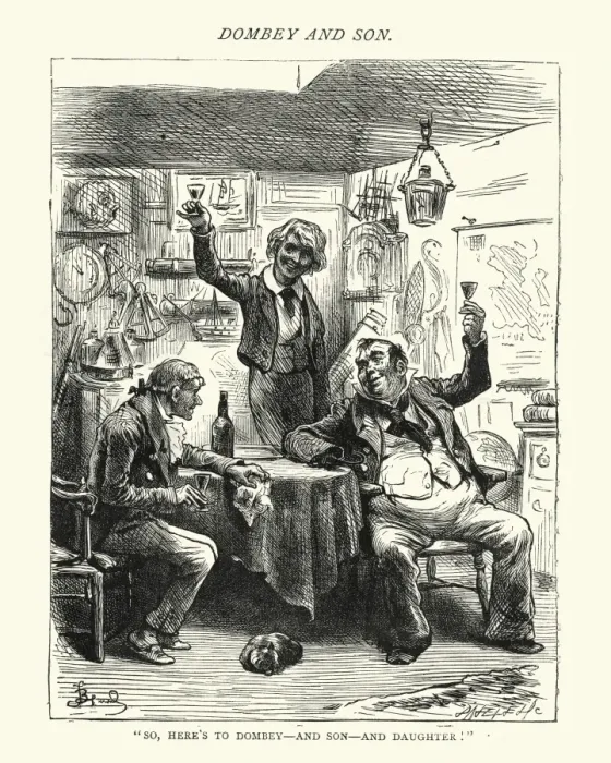 Framed Print : Dickenss Dombey and Son