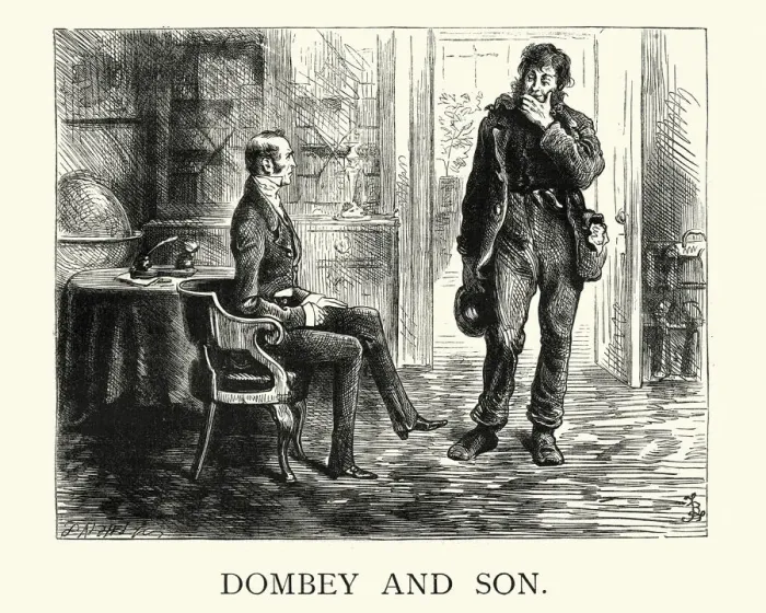 Framed Print : Dickenss Dombey and Son