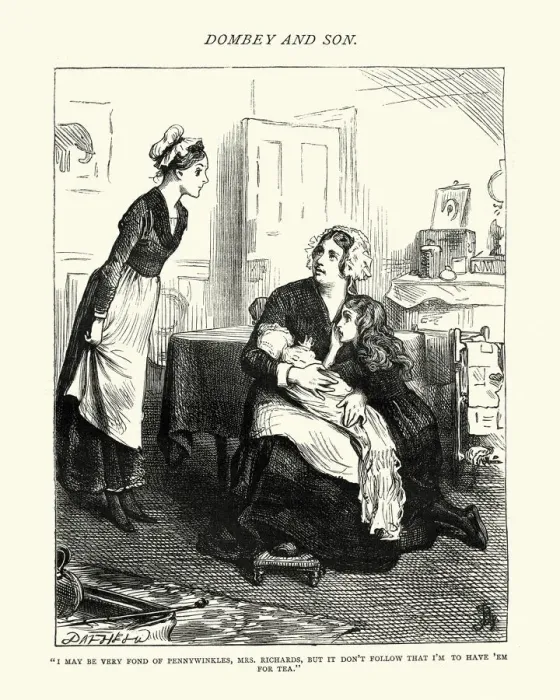 Framed Print : Dickenss Dombey and Son May be very fond of pennywinkles Framed Print : Dickenss Dombey and Son May be very fond of pennywinkles