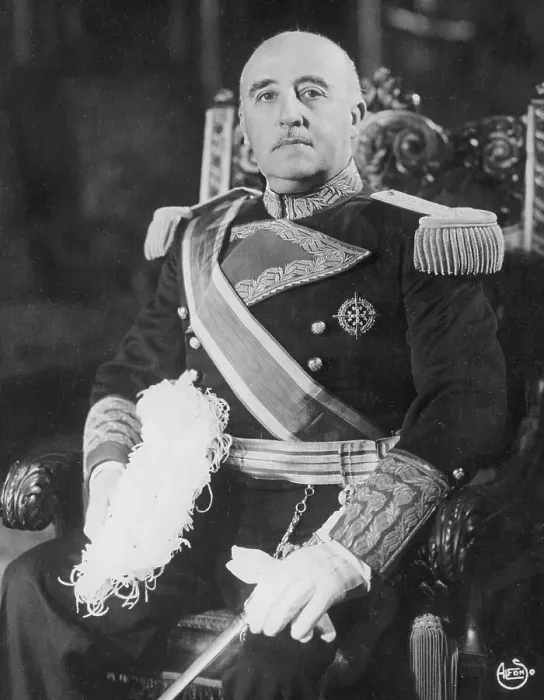 Framed Print : Dictator Francisco Franco Framed Print : Dictator Francisco Franco
