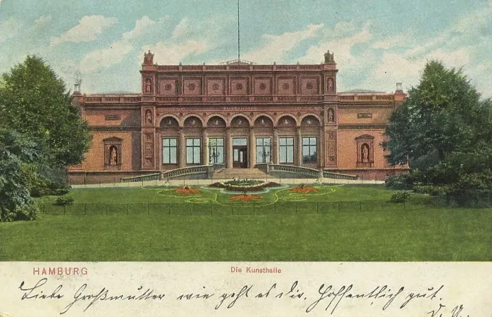 Framed Print : Die Kunsthalle, Hamburg, Germany, postcard with text, view around ca 1910, historical, digital reproduction of a historical postcard, public domain, from that time, exact date unknown Framed Print : Die Kunsthalle, Hamburg, Germany, postcard with text, view around ca 1910, historical, digital reproduction of a historical postcard, public domain, from that time, exact date unknown